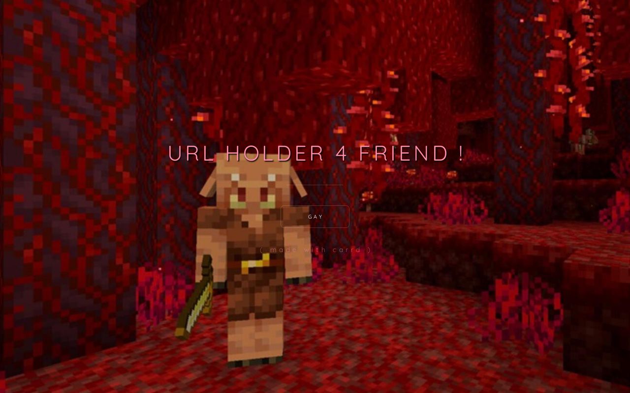 Carrd profile picture for @nether